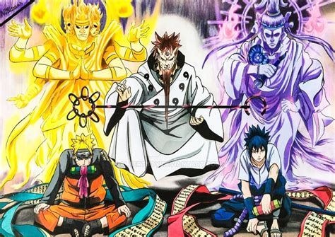 Sage Of Six Paths Naruto And Rinnegan Sasuke By Albertjoy On