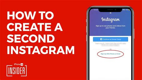 How To Create A Second Instagram UPDATED FOR IOS YouTube