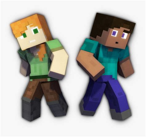 Alex And Steve From Minecraft Online
