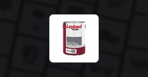 Leyland Trade Heavy Duty Floor Paint Slate 5l Price