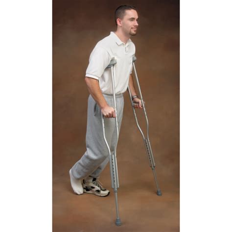 Aluminium Adjustable Crutches Axillary Crutches Adjustable Axillary