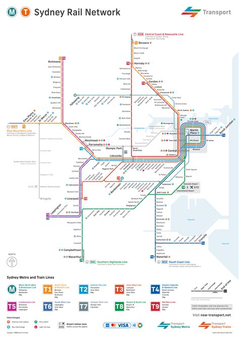 Metro And Train Maps Nsw Transport