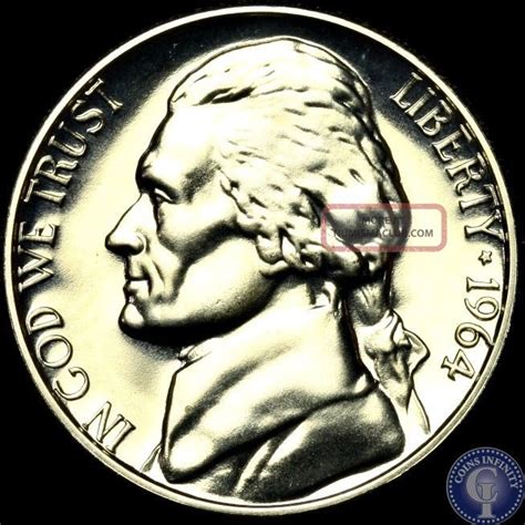 1964 Gem Proof Jefferson Nickel Dcam