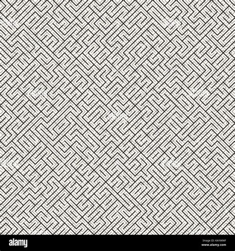 Irregular Maze Line Abstract Geometric Background Design Vector