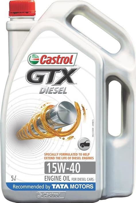 Castrol Gtx 15w 40 Diesel Engine Oil 5 L Car And Motorbike