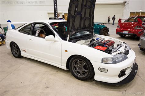 White Acura Integra Type R With Jdm Front Benlevy