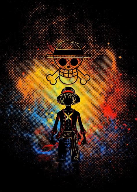 Straw Hat Art Poster By Donnie Displate Manga Anime One Piece