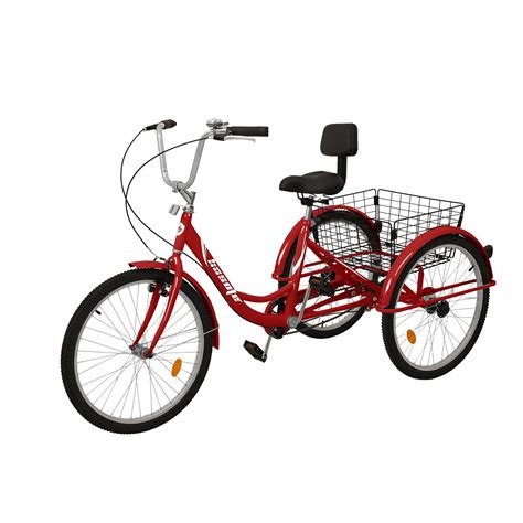 Buy Hosote Adult Tricycle 24 Inch Adult Trikes 3 Wheel Bikes Three