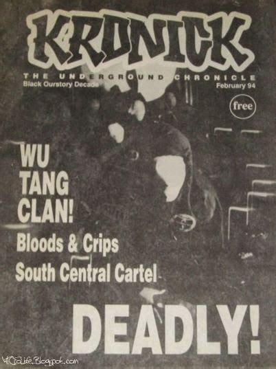 Wtcfolife Blog Throwback Wu Tang Clan On The Cover Of Kronick
