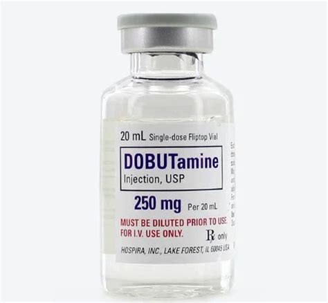 Cardiovascular Product Dobutamine Injection Manufacturer From Lucknow