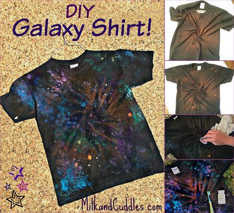 A Galaxy Tee Shirt Terrific Craft For Older Kidsmiddle Schoolyouth