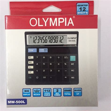 Olympia Calculator Mw 500l