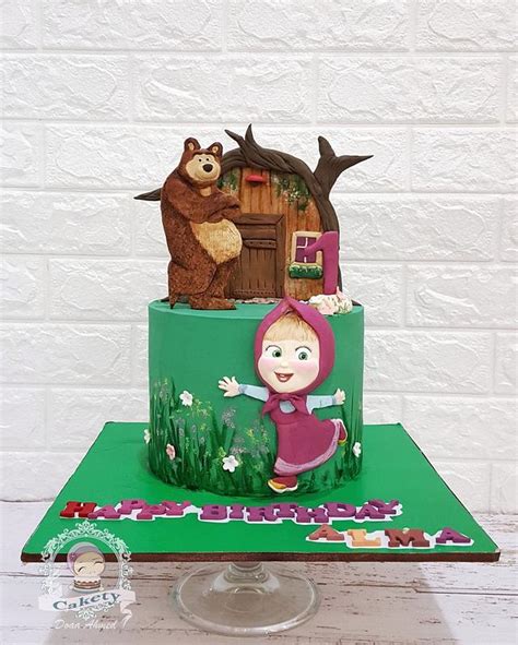 Masha And The Bear Decorated Cake By Cakety Cakesdecor