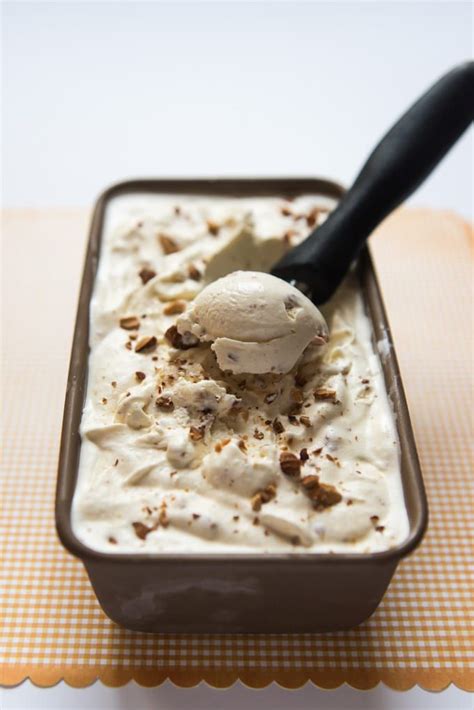 Toasted Almond Ice Cream Recipe Almond Ice Cream Ice Cream Ice Cream Recipes