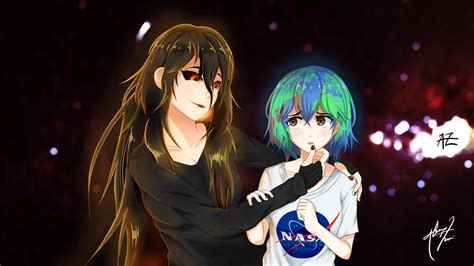 Black Hole Nee San And Earth Chan By Daredwulf On Deviantart