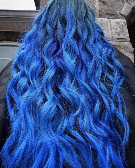 Electric Blue Hair Dye For Dark Hair Park Art