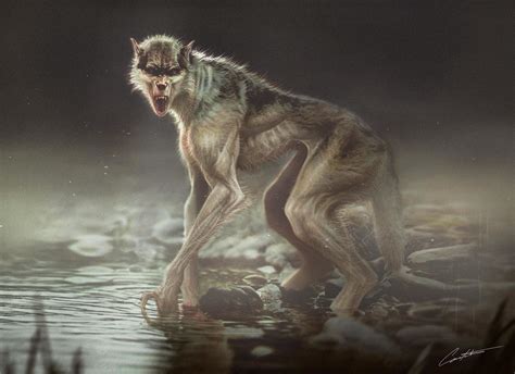 Artstation Werewolf Creature Design