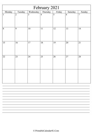We may have a february 2022 printable calendar to keep our diary, note important events, or record events to which we will participate. February 2021 Calendar Templates