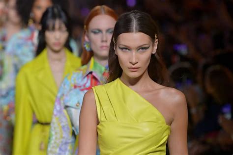 Top Models Take The Versace Milan Fashion Week Ss19 Show By Storm