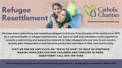 Catholic Charities Refugee Resettlement Program The Catholic Sun