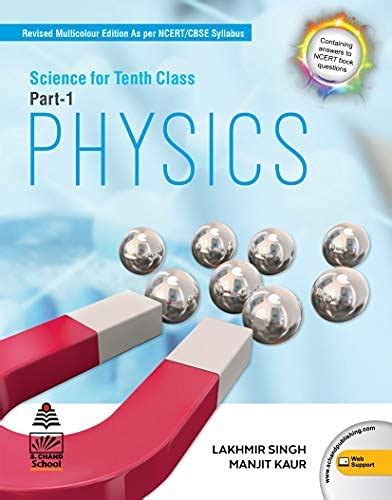 Science For Class 10 Part 1 Physics By Lakhmir Singh 2021 2022 Examination Ansh Book Store