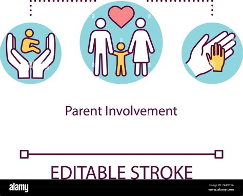 Parent Involvement Concept Icon Positive Environment For Kids