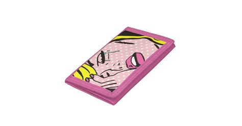 Cry Me A River Pop Art Wallet Zazzle