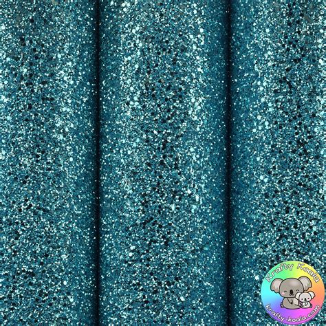 Blue Ultra Chunky Glitter Fabric Krafty Koala
