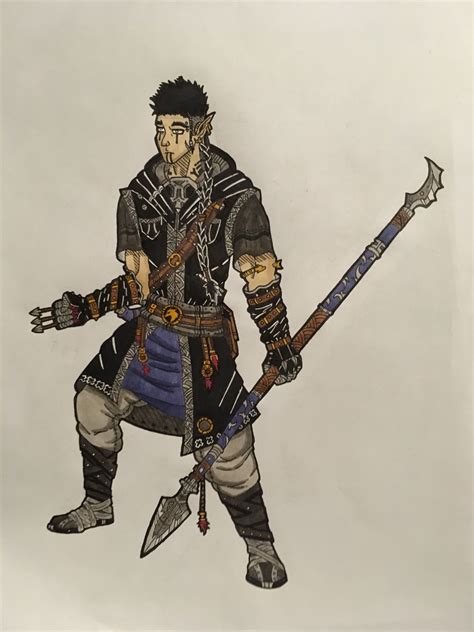 Dnd 5e Elven Monk Character Design Samurai Gear Samurai