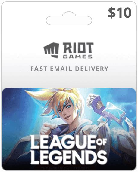 League Of Legends Card Instant Online Delivery