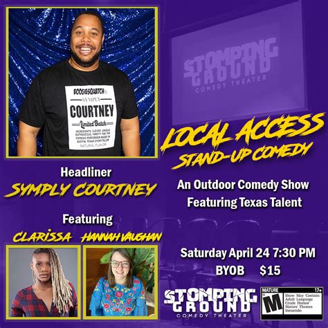 Local Access Outdoor Stand Up Comedy Show Artandseek