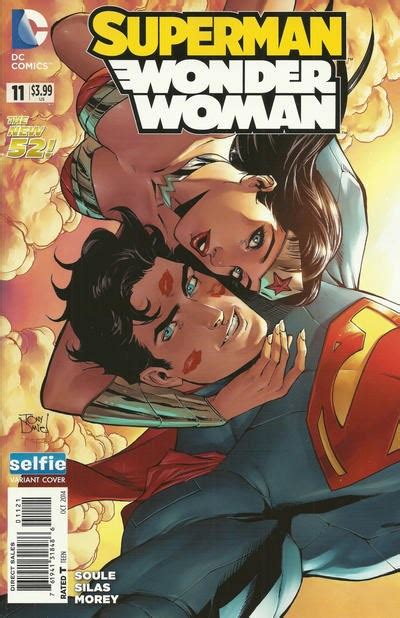 Superman Wonder Woman 11 Selfie Cover Superman Wonder Woman 2013 Series Dc Comics