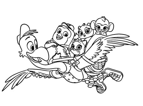 Disney Junior Coloring Pages For Kids