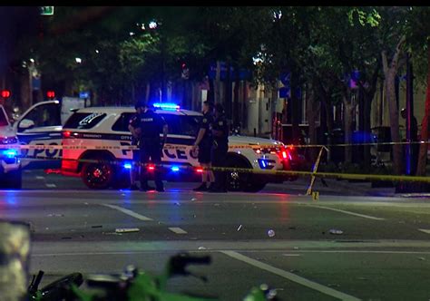 7 Wounded In Downtown Orlando Shooting Gunman Still At Large Police