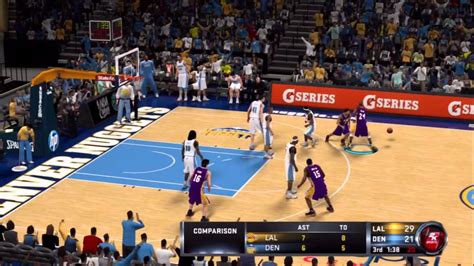 Nba 2k12 Online Lakers V Nuggets Gameplay Commentary Youtube