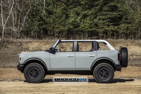All Colors Rendered On 4 Door Bronco With White Tops Bronco6g 2021