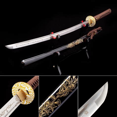 Épée Japonaise épée Katana Faite à La Main En Acier à Haute Teneur En
