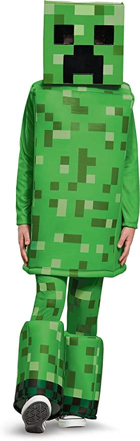 Disguise Creeper Prestige Minecraft Costume Green Small 4 6 Amazon