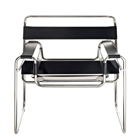 Our reproduction marcel breuer wassily style chair features seamless tubular steel frame with thick leather on seat, back, and arms. Wassily Chair Reproduction - The Modern Source