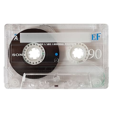 Sony EF90 ferric blank audio cassette tapes - Retro Style Media