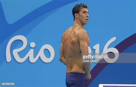 Michael Phelps Cupping Photos And Premium High Res Pictures Getty Images
