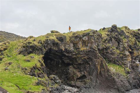 Londrangar Basalt Cliffs In Iceland Editorial Stock Image Image Of