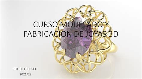 Webinar Presentación Del Curso De Modelado Y Fabricación De Joyas 3d