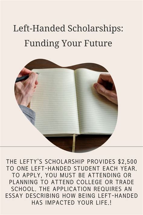 Left Handed Scholarships Funding Your Future Left Handed