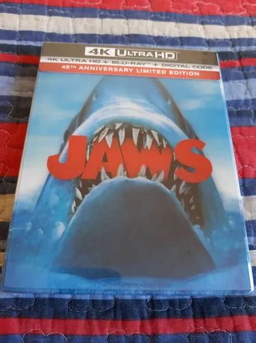 Blu Ray Ultra Hd 4k Tubarão 45th Anniversary Lenticular Frete grátis