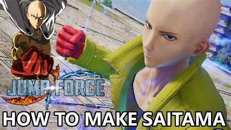 Saitama How To Create Saitama In Jump Force Saitama Jump Force Youtube