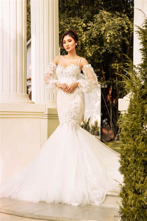 Detachable Sleeves Wedding Dress Dresses With Sleeves Wedding Dresses