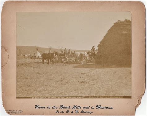 Rare 4 Orig Photos W R Cross Crow Agency Indians 1870s Black