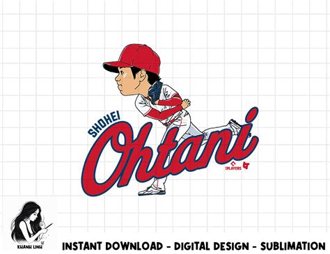 Shohei Ohtani Caricature Los Angeles Baseball Png Subl Inspire