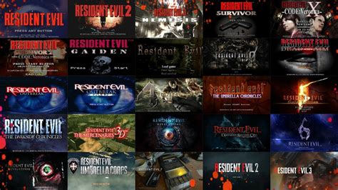 The Complete 25 Resident Evil Games Timeline Of Title Voices In Hot
